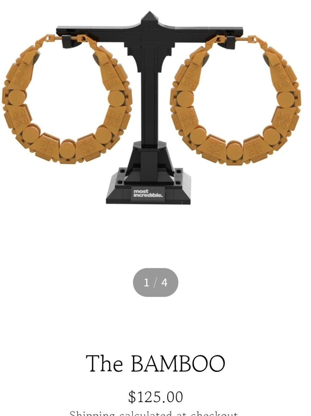 Most Incredible Studio The BAMBOO Building Set Brown & Black